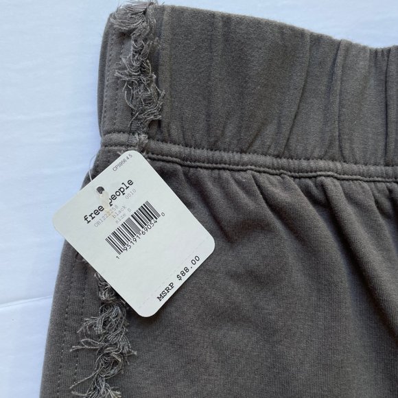 NEW Free People Where The Wind Blows High Rise Black Jogger Womens Size XS - Picture 8 of 16